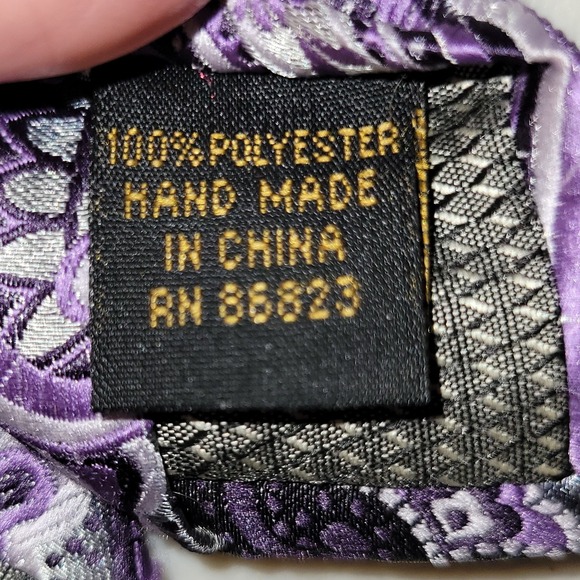 Alexander Julian Colours Mens Necktie Lot of 6 ~ Paisley Geometric Plaid - Picture 6 of 6